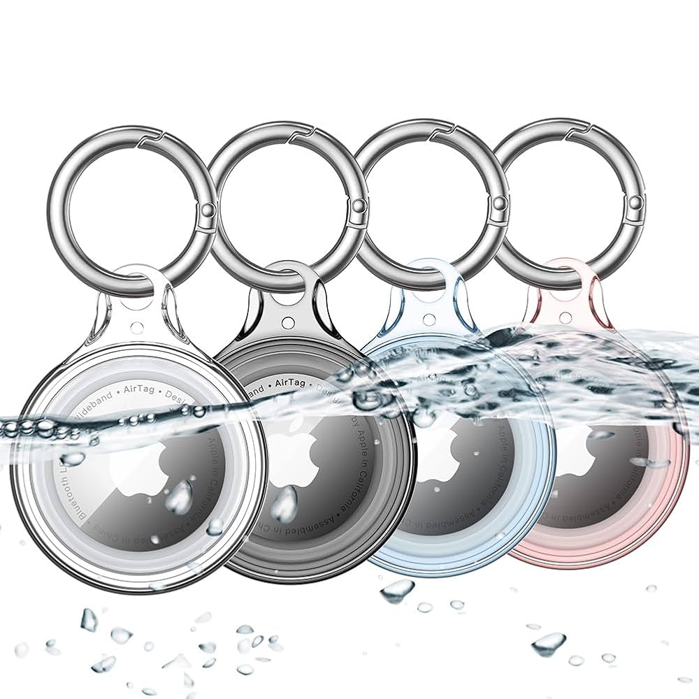 Amazon.com: 4 Pack Airtag Holder IPX8 Waterproof for Apple